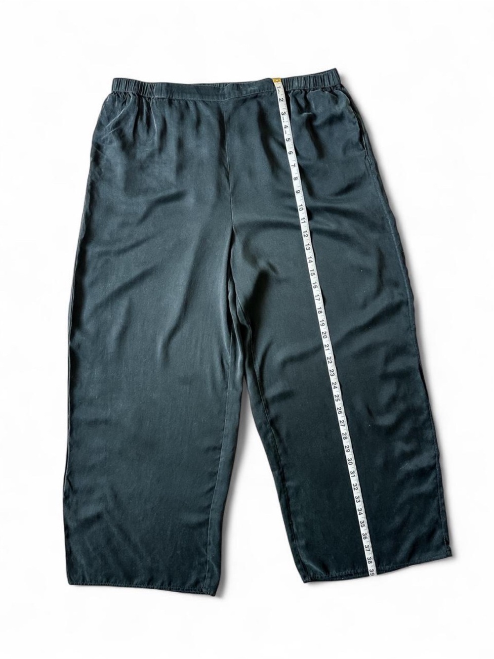 Quince 100% Washable Silk Pajama Pants Black - Size XLarge - Picture 12 of 15
